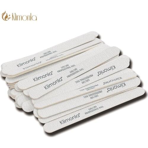 200pcs Gray Sandpaper Nail Files For Manicure 100/180 Strong Buffer Block Sanding UV Gel Polishing File Acrylic Nail Supply