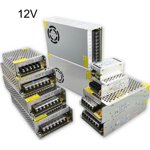 AC220V to DC12V LED Strip Lights Power Supply Transformers Driver For WS2811 WS2815 SK6812 SK9822 12V LED Strip Lights