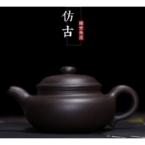 Antique pot of pure manual zhu mingyuan home recommended wholesale black sands teapot kong tea wholesale manufacturers
