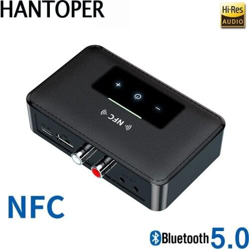 Bluetooth Receiver NFC/USB Disk Music Reading Stereo Wireless Adapter 3.5mm AUX/RCA Car Speaker Bluetooth Audio Receiver