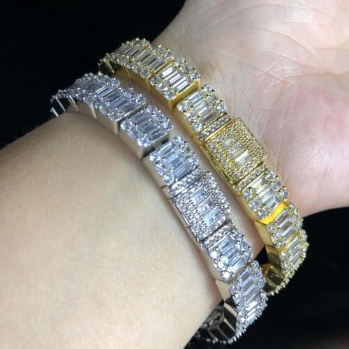 Baguette tennis chain wholesale jewelry for business