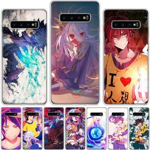 Anime No Game No Life Phone Case For Samsung Galaxy A51 A71 A50 A70 A80 A90 A01 A6 A7 A8 A10 A10S A20S A20E A30 A40 Plus Cover
