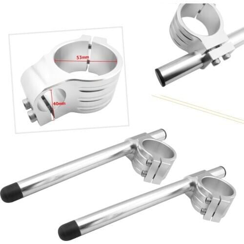 For Aprilia Mille/Falco/Tuono/RSVR Motorcycle 53MM Fork Tube Handlebar Clips for Ducati 748/749/848/916/996/998/999/1098/1198