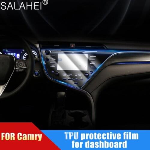 For Toyota Camry 2018-2020 Car GPS Navigation Protective Film LCD Screen TPU Protective Film Screen Anti-scratch Film Accessorie
