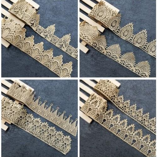 Ins Golden/silver/black lace lace for handicraft handmade DIY crown garment accessories