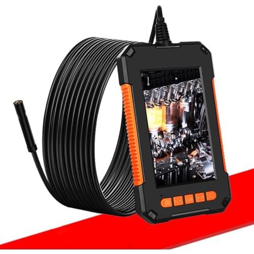 Mini Waterproof Cable Inspection HD1080P Camera 8MM USB Endoscope Borescope 8 Led Lights 4.3 Screen 2/5/10M Options