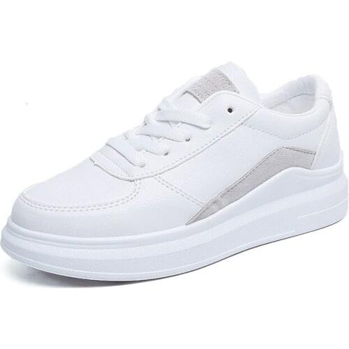 Fashion Sneakers Women Shoes Young Ladies Casual Shoes Female Sneakers Brand Woman White Shoes Thick Soledt65