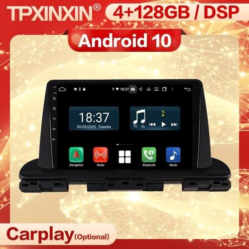 4+128G Carplay 2 Din Android 10 Multimedia Stereo Receiver For Kia Seltos Touch Screen GPS BT Radio Audio Video Player Head Unit