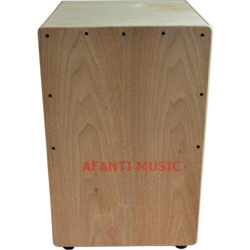 Afanti Music Catalpa Wood / Natural Cajon Drum (KHG-184)