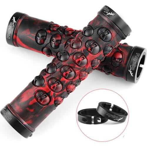 Bicycle handle sets, mountain bike handlebars, bilateral locking skeleton handle sets, outdoor riding equipment