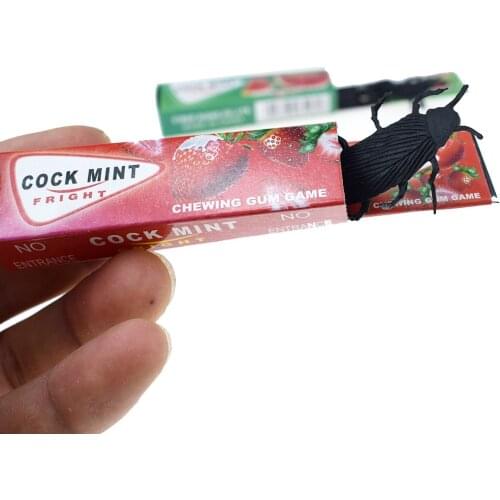 Strange New Funny Plastic Cockroach Mouse Chewing Gum Prank Toy Random Delivery Kids Toys