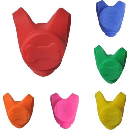 2020 New Outdoor LED Luminous Silicone Pendant Collar Chandelier For Pet Cats And Dogs Orange