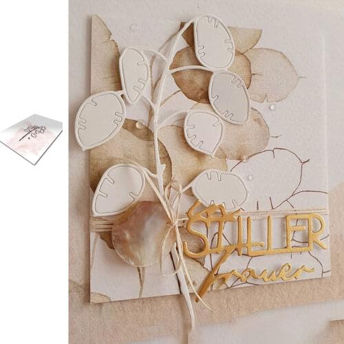 New Branches leaves Metal Cutting Dies Scrapbook lover Decoration Stencil Embossing Template DIY Greeting Card Maker Albums
