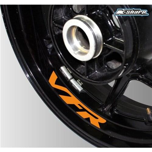 New motorcycle reflective rim logo waterproof helmet logo decorative rim sticker for HONDA VFR vfr MOTO sticker