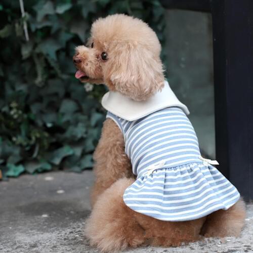 Autumn Spring Dog Clothes Jumpsuit Small Dog Dress Chihuahua Yorkshire Puppy Skirt Pajamas Overalls Poodle Pomeranian Pet Outfit