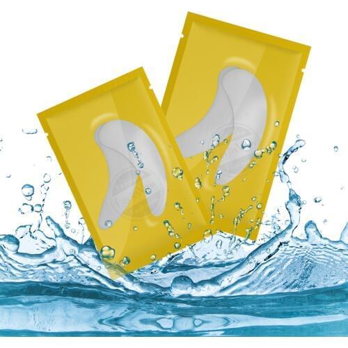 50 pairs Eyelash Extension Under Eye Pads Grafting Eyelashes Patches Paper Lint Free Eye Sticker Wraps Lashes Pad Makeup Tools