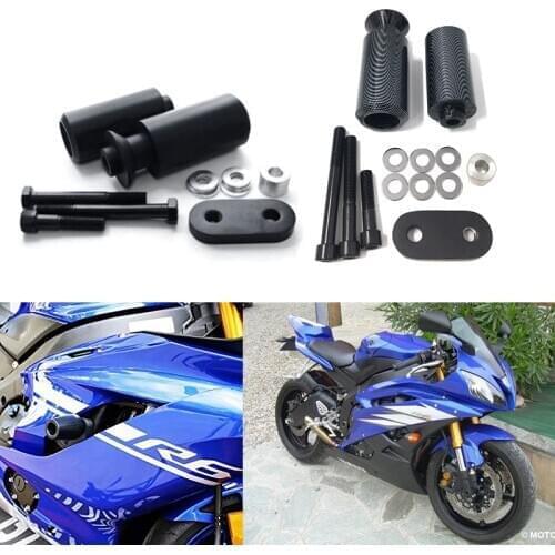 For Yamaha YZF-R6 YZFR6 YZF 600 R6 2006-2007 Motorcycle No Cut Frame Sliders Crash Falling Protection Engine Protector Block