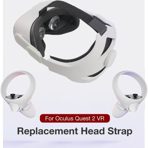 VR Headset Head Strap Headband For Oculus Quest 2 VR Helmet Fixing Strap Leather Foam Cushion Belt For Quest2 Vr Accessories