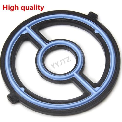 50PCS/LF02-14-700 Engine Oil Cooler Seal Gasket 1S7Z6A642AAA for Mazda 3 5 SPEED 6 CX7 2.0L 2.3L 2 for ford Mondeo 2.0L