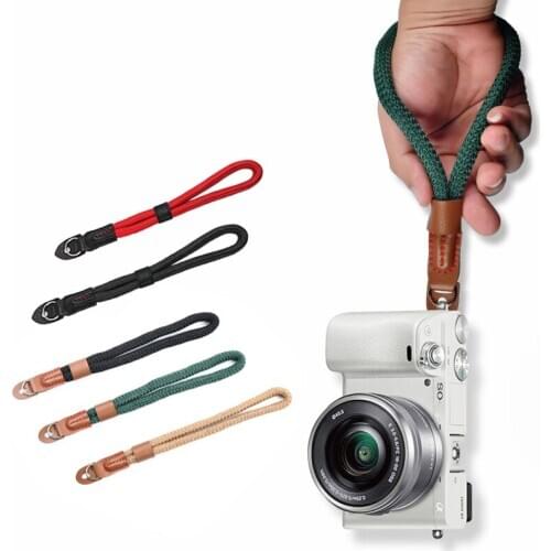 Handmade Nylon Digital Camera Wrist Hand Strap Grip Fashion Braided Sport Wristband For Canon Sony Leica Digital SLR Camera Belt
