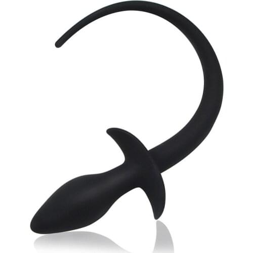 Adult Sex Toys Pure Silicone Handmade Dog Tail Fun Anal Plug Anal Expansion Device Adult Toys Flirting Tool
