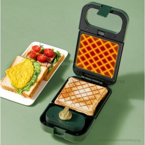 Sandwich Machine Double Sided Heating Breakfast Waffle Household Timing Multi-function Toaster Removable and Washable