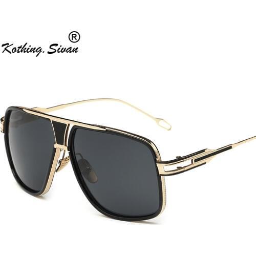 Mens Sunglasses Newest Vintage Oversized Frame Goggle Summer Style Women Brand Designer Lovers Sun Glasses Oculos De Sol UV400