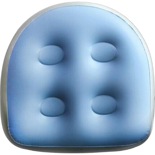 Spa and Hot Tub Booster Seat Pad with Suction Cup, Back Support Bath Spa Pad Inflatable Massage Cushion, Soft & Comfortable