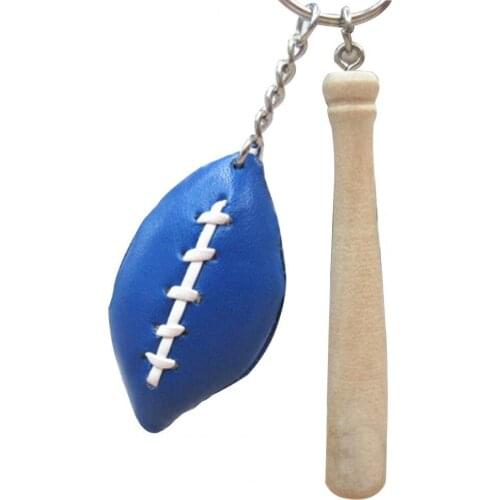Stylish Mini Rugby Shaped Pendant Keychain Portable Key Ring Bag Ornament Gift For Men Women Keychain Trinket Car Key Ring Toys