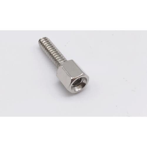 Wkooa #4-40x6+6 Hex Standoff Jackscrew Male to Female VGA DVI D-Sub Motherboard Screws UNC Thread