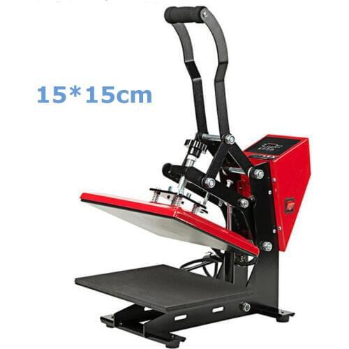 15*15cm Heat Press Machine T-shirt Printing Machine Heat Transfer Sublimation Printer Cloth DIY