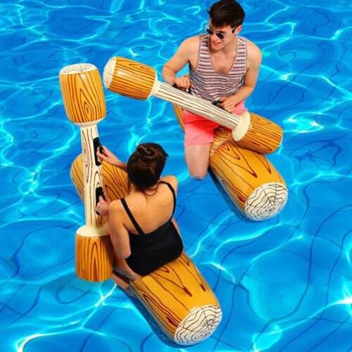 4 Pcs Summer Swimming Pool Float Game Toys Water Sport Plaything PVC Inflatable Stick End Gripper For Child Men Women Funny Toys