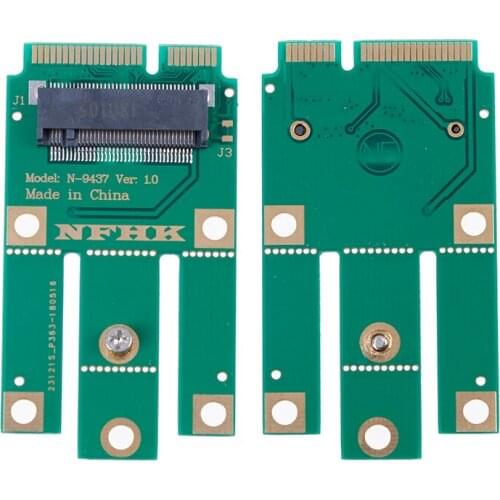 A+ and key to key m.2 ngff wireless module for mini pcie, adapter for wifi bluetooth wireless card