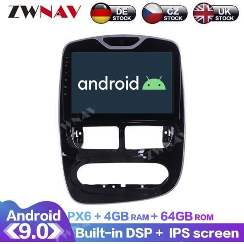 Android 10.0 4G+128G DSP Carplay IPS Screen For Renault Clio 2013 2014 2015 + RDS Car GPS Navigation Radio DVD Player Multimedia
