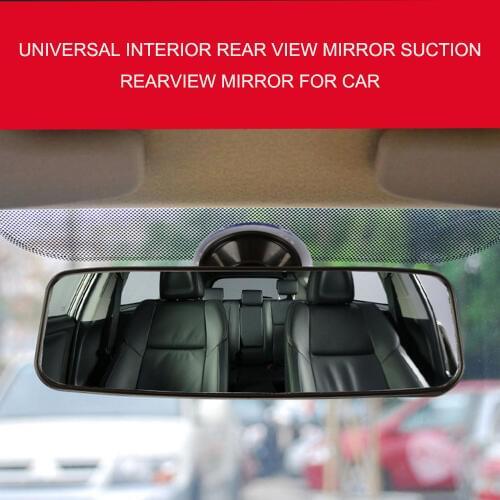 2019 Panoramic Rear View Mirror Universal Wide Angle Rear View Mirror with Suction Installation Car Interior Mirrors Rearview