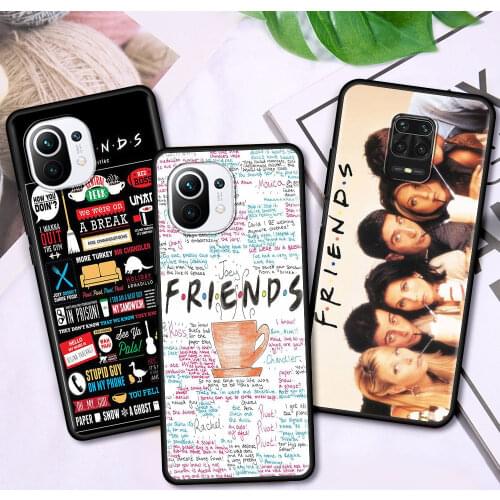 Hot Sale Case For Xiaomi Mi Poco M3 X3 NFC 9T 10T Pro 5G Phone Cover For Redmi Note 9S 9 8 8T 9C 9A Back Capas Friends Together