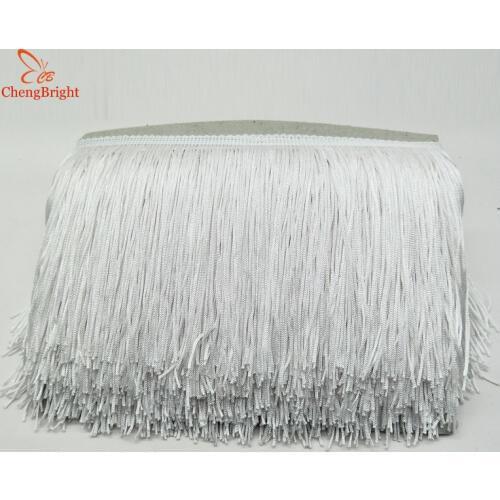 CHENGBRIGHT New 10Meters/Lot 100cm Wide Lace Fringe Trim Tassel Fringe Trimming For DIY Latin Dress Stage Clothes Accessories
