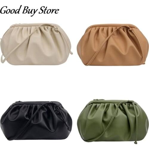 Women 2021 Purse Elegant Crossbody Bags Party Shoulder Clutch Handbags Soft Leather Totes Bag Fashion Female Simple Phone Wallet