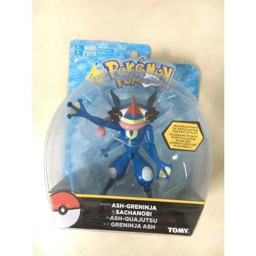 Original Takara Tomy Pokemon Action Pose Pocket Monster Collection MonColle Ash Greninja 6" Figure Toys