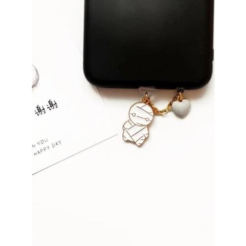 Personality Mummy Mobile Phone Dust Plug For Apple Android Huawei Explains The Mobile Phone Model When Placing An Order