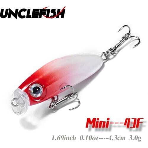 4.3cm 3g Artificial Wobblers Mini Popper Lure Lures Fishing Lure Bait Fishing Trout Crankbaits Hard Top Water Pesca Tackle