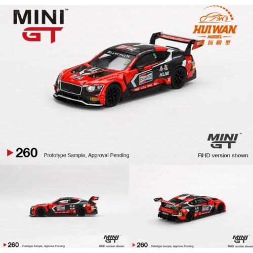 MINIGT 1:64 GT3 Continental Diecast Collection of Simulation Alloy Car Model Children Toys