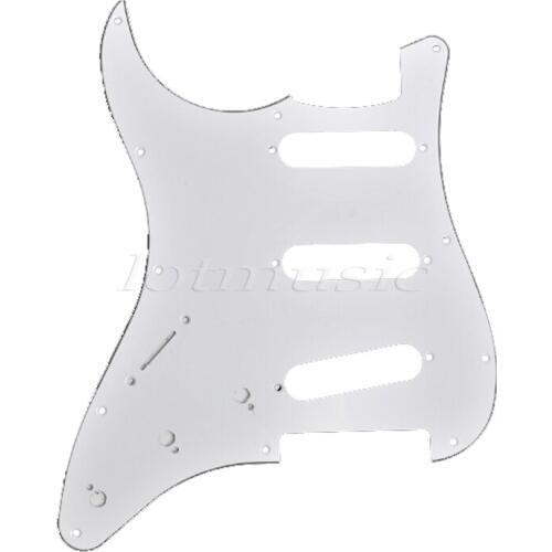 Left Handed Pickguard 3ply 11 HOLE Pickguard For Fender Standard Strat ST Replacement