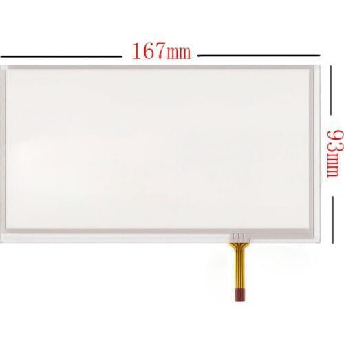 New 7 inch 4Wire Resistive Touch Panel Digitizer Screen For Phantom DVM-7520G