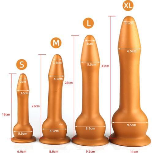 Super Long Dildo Silicone Anal Plug With Suction Cup Butt Plug Anus Vaginal Prostate Massager Erotic Anal Sex Toy For Woman Men