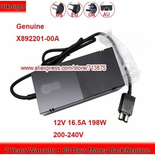 Genuine X892201-00A 198W 12V 16.5A AC Adapter for Microsoft XBOX ONE CONSOLE BRICK R-41012661