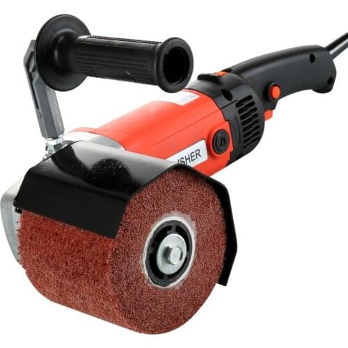 Burnishing Polishing Machine 1400w 3000rpm Industrial Polisher Sander Wire Drawing Machine For Metal Wood Ceramic Tile Polishing