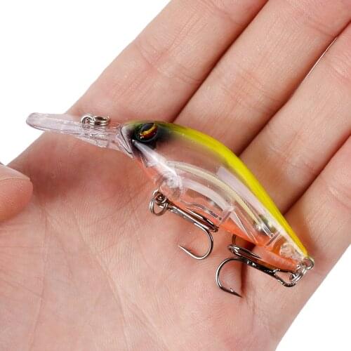 Fishing Lure 8cm/8.5g Crankbait Long Lip Floating Bionic Wobbler Crank Bait Artificial Lure Hard Bait 3D Eyes Minnow Bass Bait