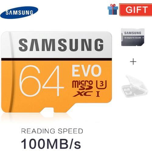 SAMSUNG Micro SD Memory Card 32G 64G 128G tf MicroSD Cards SDHC SDXC Max 95M/s EVO 32GB 64GB 128gb C10 TF Trans Flash Micro Card