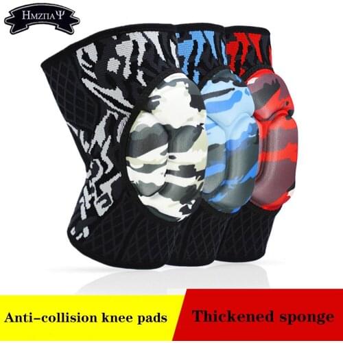 Sports Anti-Collision Thickened Sponge Knee Pads Meniscus Protection Roller Skating Volleyball Football Protective Gear 1 Pair